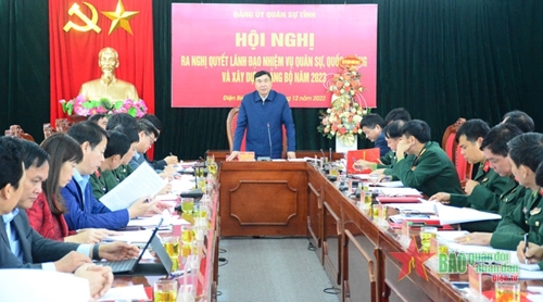 Đảng bộ quân sự tỉnh Điện Biên hoàn thành tốt nhiệm vụ quân sự, quốc phòng 

​